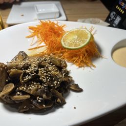 Hibachi Mushrooms !