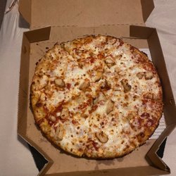 Domino's Pizza - Suppose to be 2x Chicken pan pizza