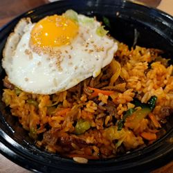 Vons Chicken - Roseville - Bi Bim Bap with Beef mixed up with gochujang and sesame oil