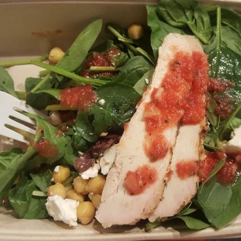 Olive's - Spinach salad with chicken - Sandwiches Near Me - New York, New York
