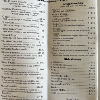 Common Place Eatery - Breakfast menu 4/23 - Breakfast & Brunch Near Me - Bennington, New Hampshire Common Place Eatery - Breakfast menu 4/23 - Breakfast & Brunch Near Me - Bennington, New Hampshire