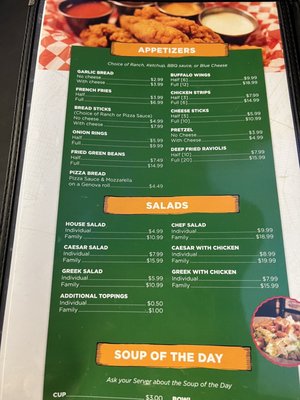 Menu photo 8 David's Pizza Stockton, CA