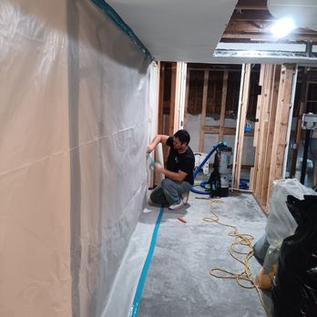 Biodynamic - Installing a containment to isolate the work area and prevent cross-contamination. - Damage Restoration Near Me - Portland, Oregon