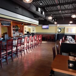 Counter seating. Hostess counter is the lower right of the picture.