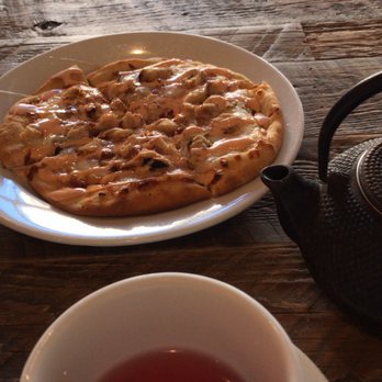 Bump 'n Grind - Chicken flat bread pizza and toasted almond tea - Coffee & Tea Near Me - Silver Spring, Maryland