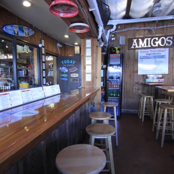 Amigos - Interior. Direct view from street and front seating. - Mexican Near Me - Key West, Florida