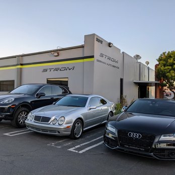 Strom German Auto Service - Porsche Cayenne, Audi S7 and Mercedes CLK55 AMG in for some extra special care early this morning. - Auto Repair Near Me - Costa Mesa, California Strom German Auto Service - Porsche Cayenne, Audi S7 and Mercedes CLK55 AMG in for some extra special care early this morning. - Auto Repair Near Me - Costa Mesa, California