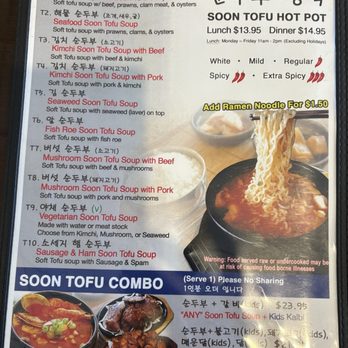 Hodori Restaurant - Soon tofu menu - Korean Near Me - Mesa, Arizona Hodori Restaurant - Soon tofu menu - Korean Near Me - Mesa, Arizona