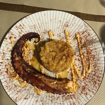 Cacao Restobar - Octopus with potatoes - Mediterranean Near Me - Madrid, M Cacao Restobar - Octopus with potatoes - Mediterranean Near Me - Madrid, M