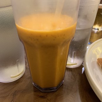 Simi Thai Cuisine - Thai iced tea. Small - Thai Near Me - Simi Valley, California