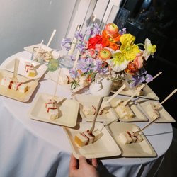 Vanilla cake, vanilla buttercream, and raspberry filling wedding cake