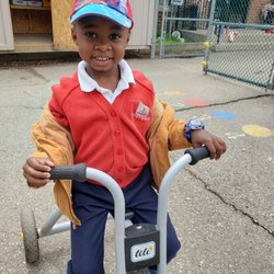 Olivet School - Enjoying the ride at Olivet School.