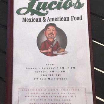 Lucio's - Breakfast & Brunch Near Me - Quincy, California