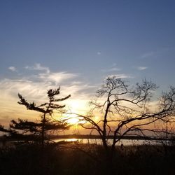 Jamaica Bay Wildlife Refuge - Sun setting.
