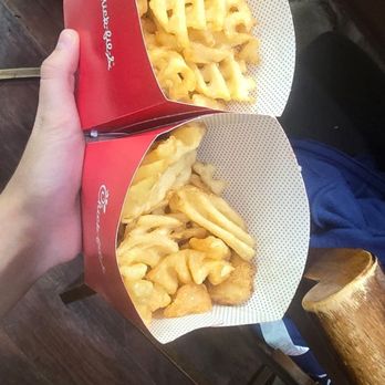 Chick-fil-A - 2 of 4 cold half filled fry boxes - Fast Food Near Me - Stockton, California Chick-fil-A - 2 of 4 cold half filled fry boxes - Fast Food Near Me - Stockton, California