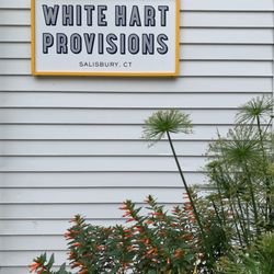 Provisions @ the White Hart Inn - Entrance sign (Summer 2024)