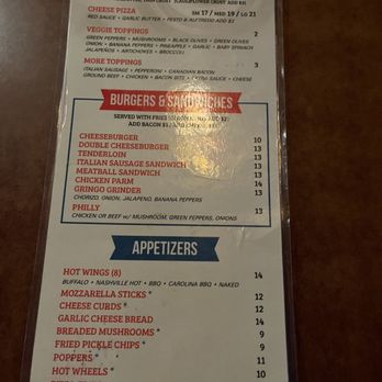 Maggie's Rumble Room - Sandwiches and appetizers - Pizza Near Me - Des Moines, Iowa