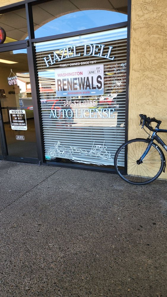 HAZEL DELL AUTO LICENSE Updated August 2024 16 Reviews 1503 NE