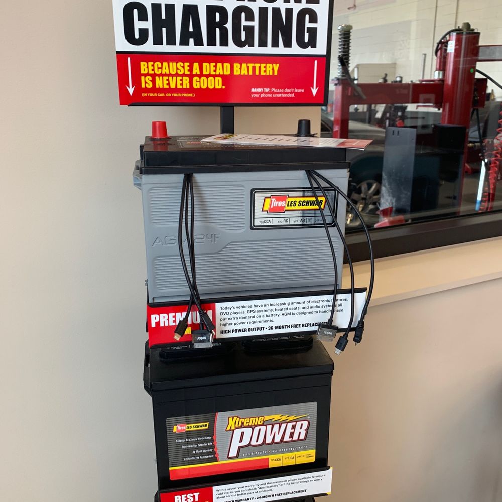 Les Schwab Tire Center - Phone Charger - Tires Near Me - Rialto, California