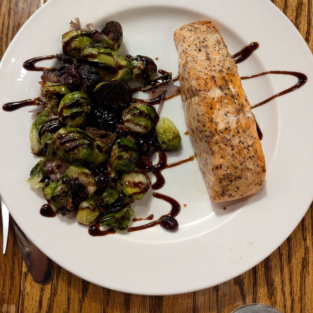 Unterhausen - Salmon and brussel sprouts - Pubs Near Me - Simpsonville, South Carolina Unterhausen - Salmon and brussel sprouts - Pubs Near Me - Simpsonville, South Carolina