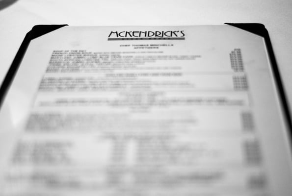 Menu photo 8 McKendrick's Steak House Atlanta, GA