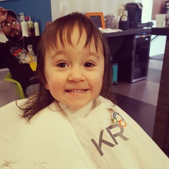 The Kid's Room - My 3 year old daughter getting her hair cut so she no longer looks like a feral child! - Hair Salons Near Me - Rochester, New York