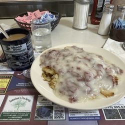 Mel's Diner - Chipped Beef on home fries