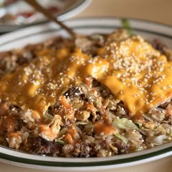 Agnes and Sherman - Cheeseburger fried rice