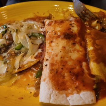 El Molcajete Mexican Restaurant - Chalupa, burrito and todtada with grilled vegetables - Mexican Near Me - Buford, Georgia