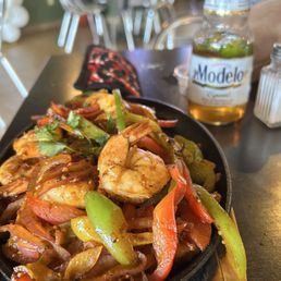 Shrimp Fajitas