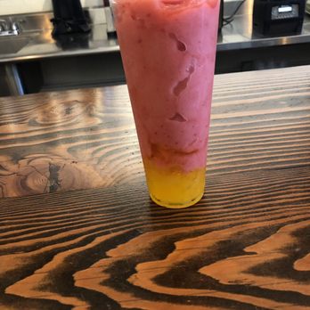 Spill The Tea - Strawberry with star jelly - Bubble Tea Near Me - Redwood City, California Spill The Tea - Strawberry with star jelly - Bubble Tea Near Me - Redwood City, California