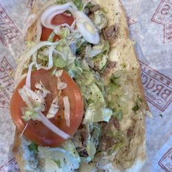 Bruchi's Cheesesteaks & Subs - 8" tuna. You can see it wasn't mixed with any mayo. Then they lied about a recipe change. Bizarre!
