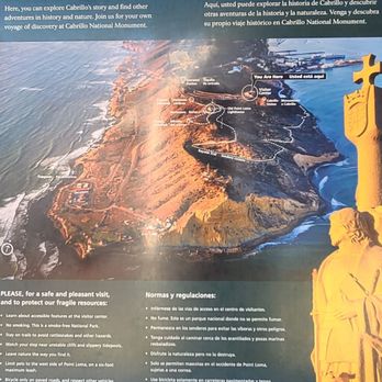 Cabrillo National Monument - Info poster - Parks Near Me - San Diego, California Cabrillo National Monument - Info poster - Parks Near Me - San Diego, California