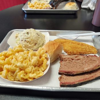 The Rib Shack - Tri-tip, catfish fillet with potato salad and Mac. C'mon on man. I know your hungry. - Barbeque Near Me - Fallbrook, California The Rib Shack - Tri-tip, catfish fillet with potato salad and Mac. C'mon on man. I know your hungry. - Barbeque Near Me - Fallbrook, California