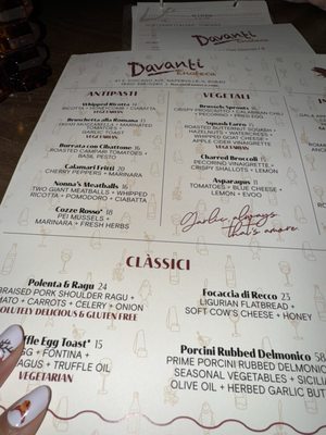 Menu photo 2 Davanti Enoteca Naperville, IL