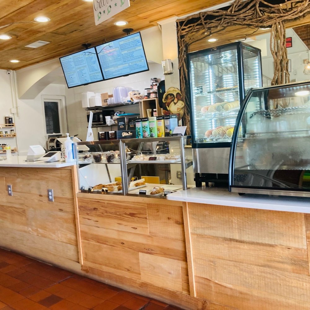 The Hideout Cafe - a coffee shop counter - Salad Near Me - West Columbia, South Carolina The Hideout Cafe - a coffee shop counter - Salad Near Me - West Columbia, South Carolina