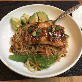 Streetside Seafood - Salmon noodle bowl - Seafood Near Me - Birmingham, Michigan Streetside Seafood - Salmon noodle bowl - Seafood Near Me - Birmingham, Michigan