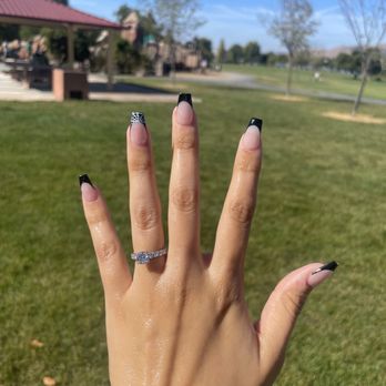 Nails Please - Gel-x spooky nail set - Nail Salons Near Me - Fremont, California Nails Please - Gel-x spooky nail set - Nail Salons Near Me - Fremont, California