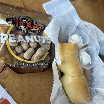 Texas Roadhouse - Bread with sweet butter and peanuts - American Near Me - Corona, California Texas Roadhouse - Bread with sweet butter and peanuts - American Near Me - Corona, California