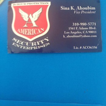 American Security Enterprise - Security Services Near Me - Los Angeles, California