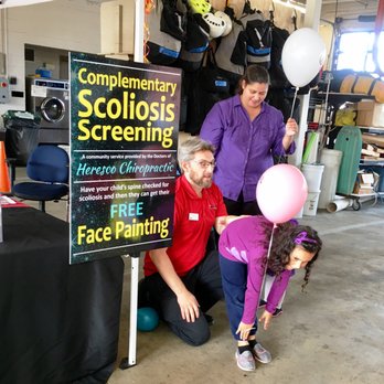 Heresco Chiropractic & Associates - Dr. McDonald volunteering at the Corvallis Fire Department's open house. Having your child's spine is important for growing up healthy! - Chiropractors Near Me - Corvallis, Oregon Heresco Chiropractic & Associates - Dr. McDonald volunteering at the Corvallis Fire Department's open house. Having your child's spine is important for growing up healthy! - Chiropractors Near Me - Corvallis, Oregon