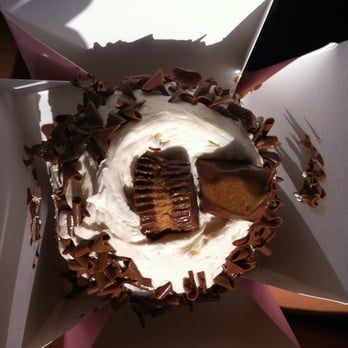 Casey's Cupcakes - Peanut Butter Pizazz (This was not presented melted! It was left inside a car on a hot day.) - Cupcakes Near Me - Riverside, California Casey's Cupcakes - Peanut Butter Pizazz (This was not presented melted! It was left inside a car on a hot day.) - Cupcakes Near Me - Riverside, California