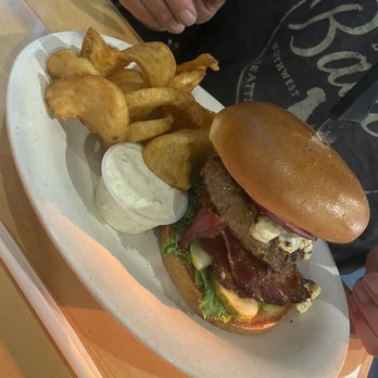 Scooter's Chillin'-N-Grillin' - Bleu and black burger - Sports Bars Near Me - Twin Falls, Idaho Scooter's Chillin'-N-Grillin' - Bleu and black burger - Sports Bars Near Me - Twin Falls, Idaho