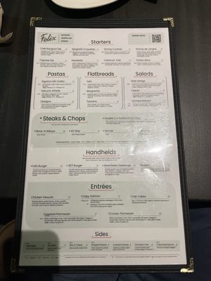 Menu photo 5 Felix Modern American Dining Chicago, IL