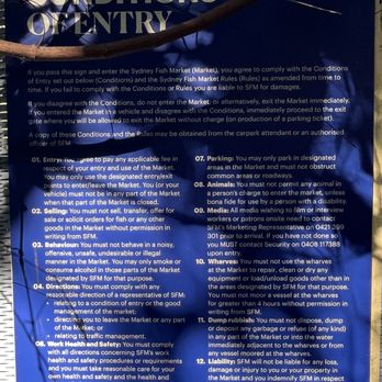Sydney Fish Market - Rules - Seafood Markets Near Me - Pyrmont, NSW Sydney Fish Market - Rules - Seafood Markets Near Me - Pyrmont, NSW