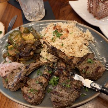 Sufrat Mediterranean Grill - Lamb Chop Platter - Mediterranean Near Me - Doral, Florida