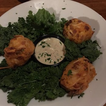 Bynum's Steakhouse - Stuffed Tater Tots were delish ... already ate two before photo! - Steakhouses Near Me - Indianapolis, Indiana