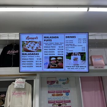 Leonard's Bakery - Menu | 1/30/2025 - Bakeries Near Me - Honolulu, Hawaii Leonard's Bakery - Menu | 1/30/2025 - Bakeries Near Me - Honolulu, Hawaii