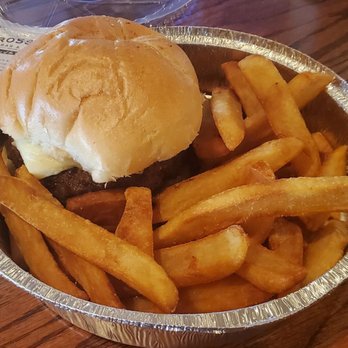 Rossi's Bar & Grill - Rossi burger with fries - Burgers Near Me - Hamilton Township, New Jersey