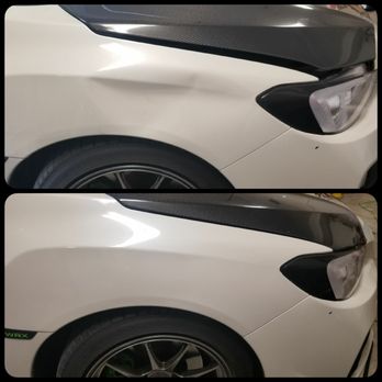 Simply Dents - Before and after repairs on my 2017 WRX - Body Shops Near Me - Temecula, California Simply Dents - Before and after repairs on my 2017 WRX - Body Shops Near Me - Temecula, California